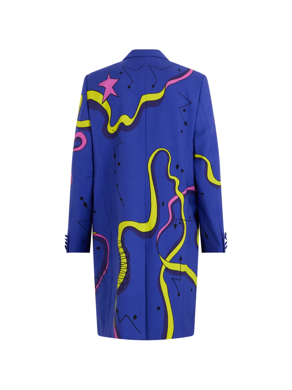 Moschino Jas met grafische print Blauw
