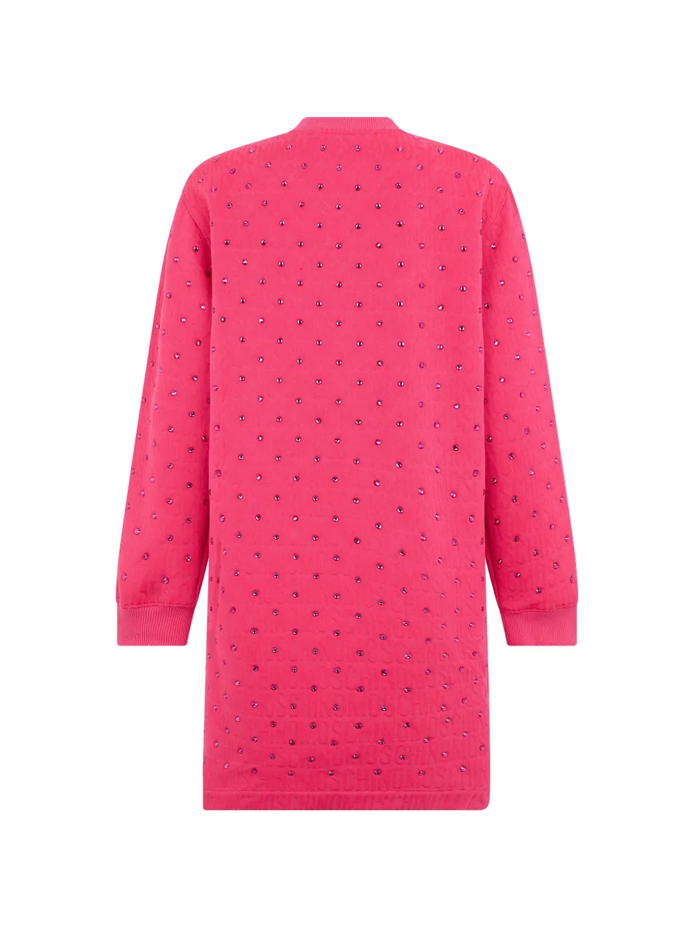 Moschino Mini-jurk verfraaid met kristallen Roze