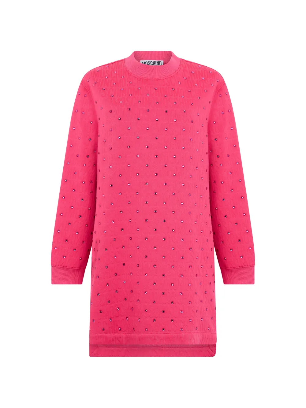Moschino crystal-embellished mini dress · 40