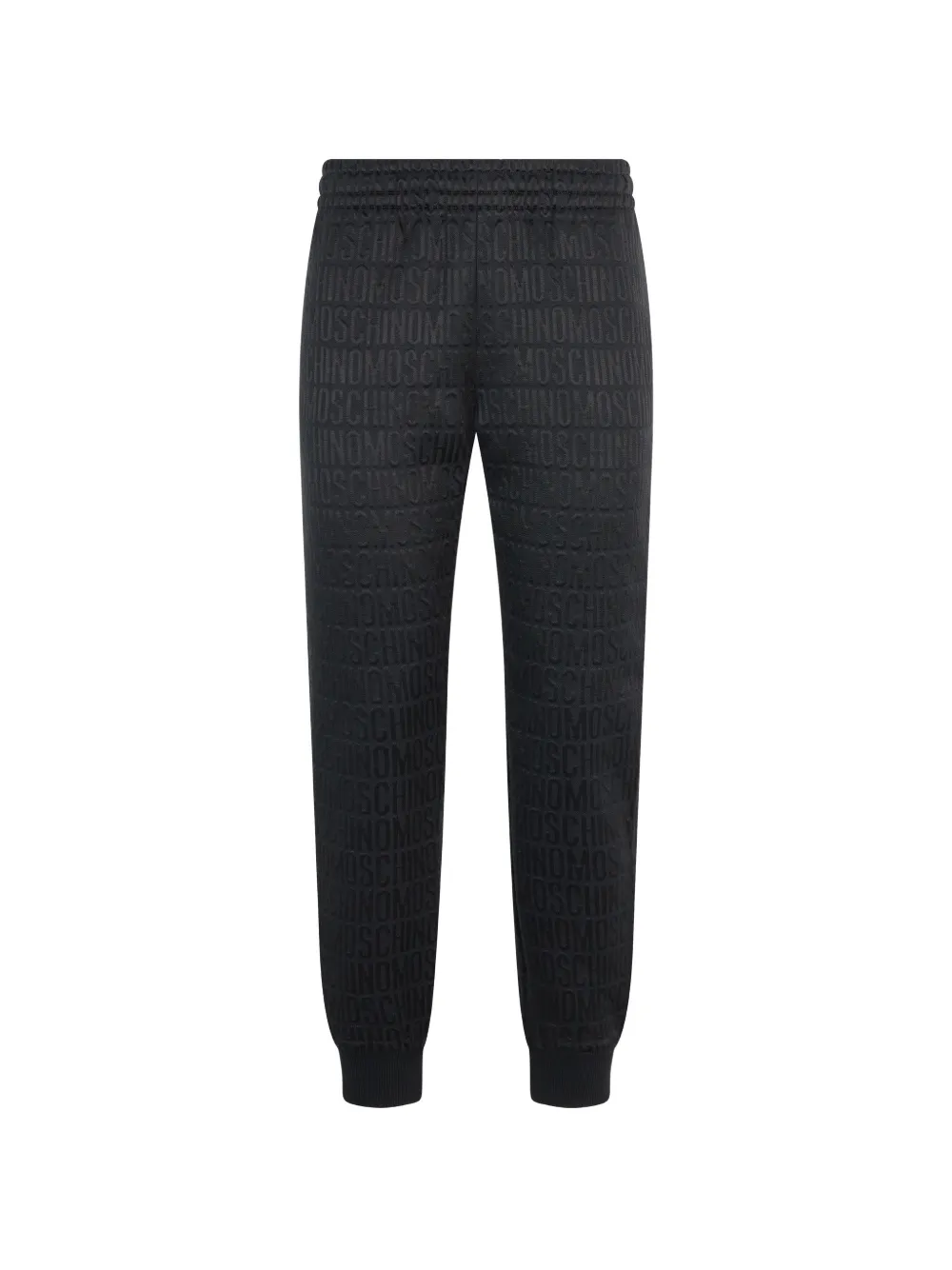Moschino logo-pattern elasticated-waistband track pants · 40