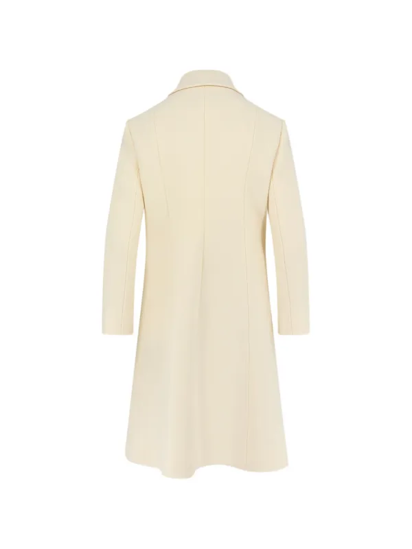 Gucci Double G Wool Coat | White | FARFETCH