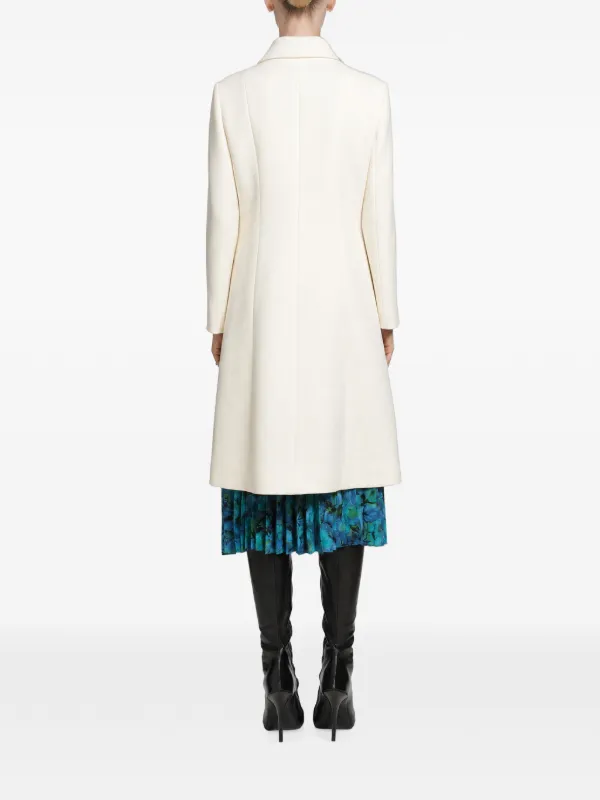 Gucci ダブルG ウールコート | ホワイト | FARFETCH JP