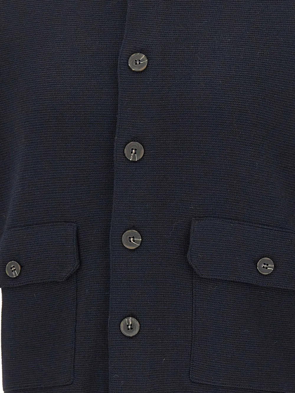 Kangra Vest met knopen Blauw