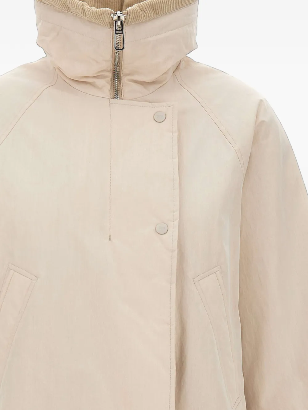 Duno Maeva Chia jack met ribfluwelen afwerking Beige