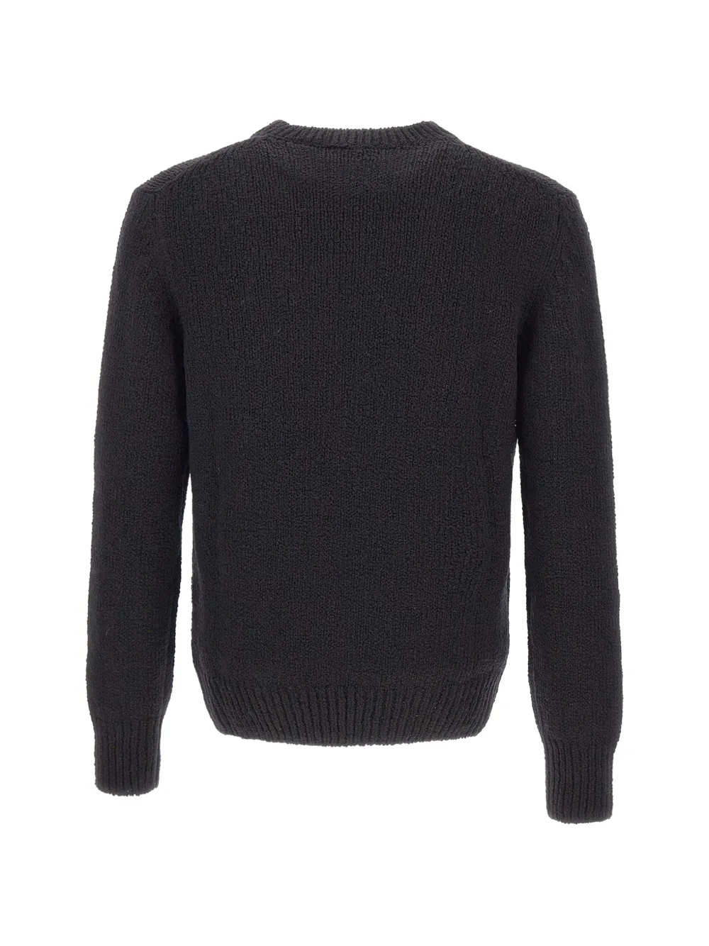 Gran Sasso textured knit sweater Zwart