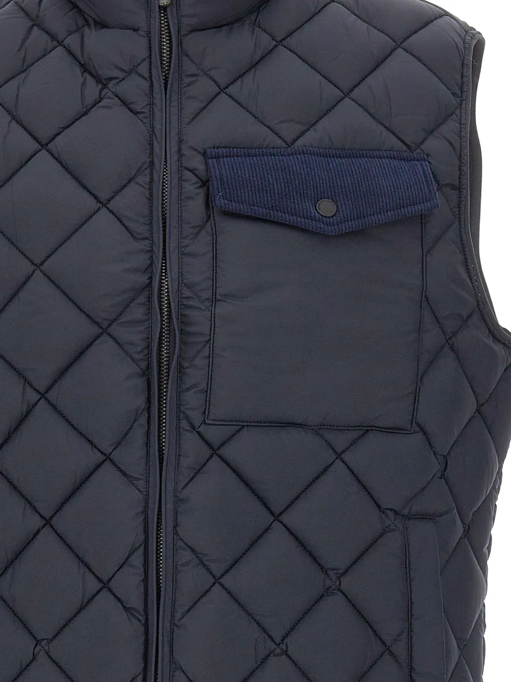 Save The Duck Gewatteerde bodywarmer Blauw