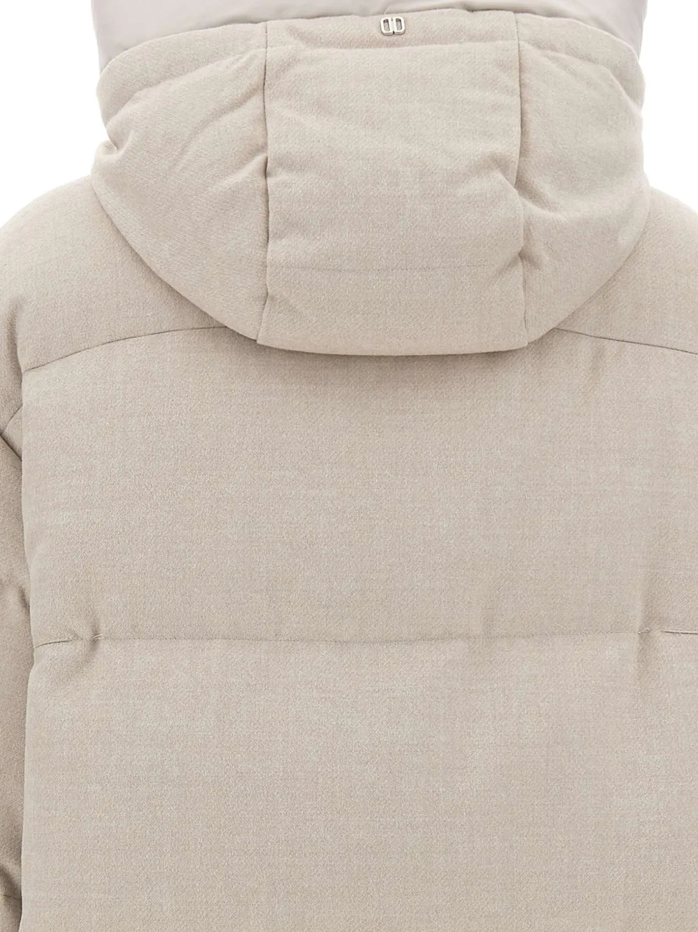 Duno Yume gewatteerde jas met dubbele mouwen Beige