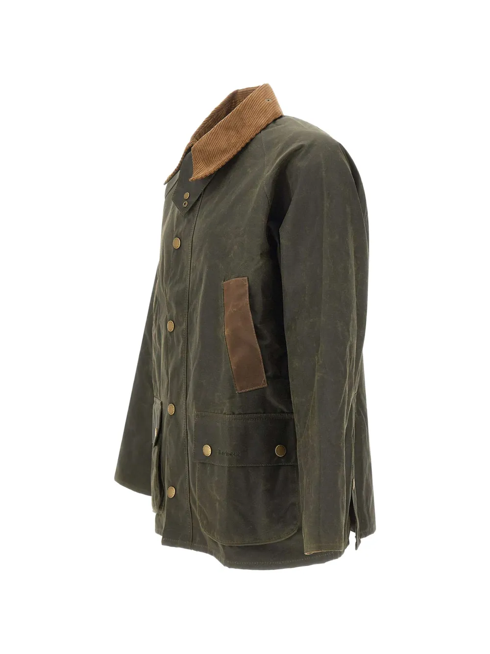 Barbour Desertdale jack met ribfluwelen kraag Groen