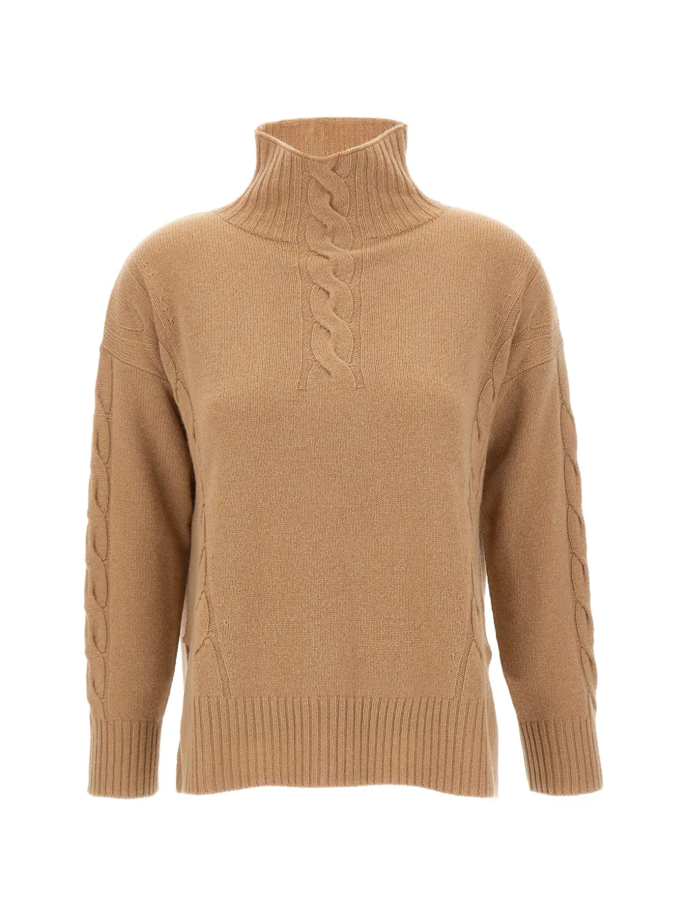 Kangra cable-knit high-neck sweater