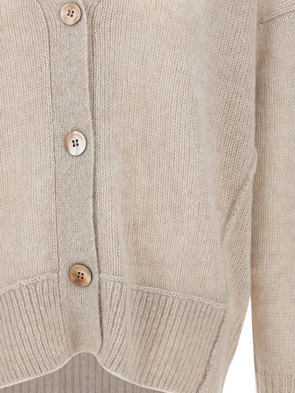 Hemisphere Oversized vest Beige