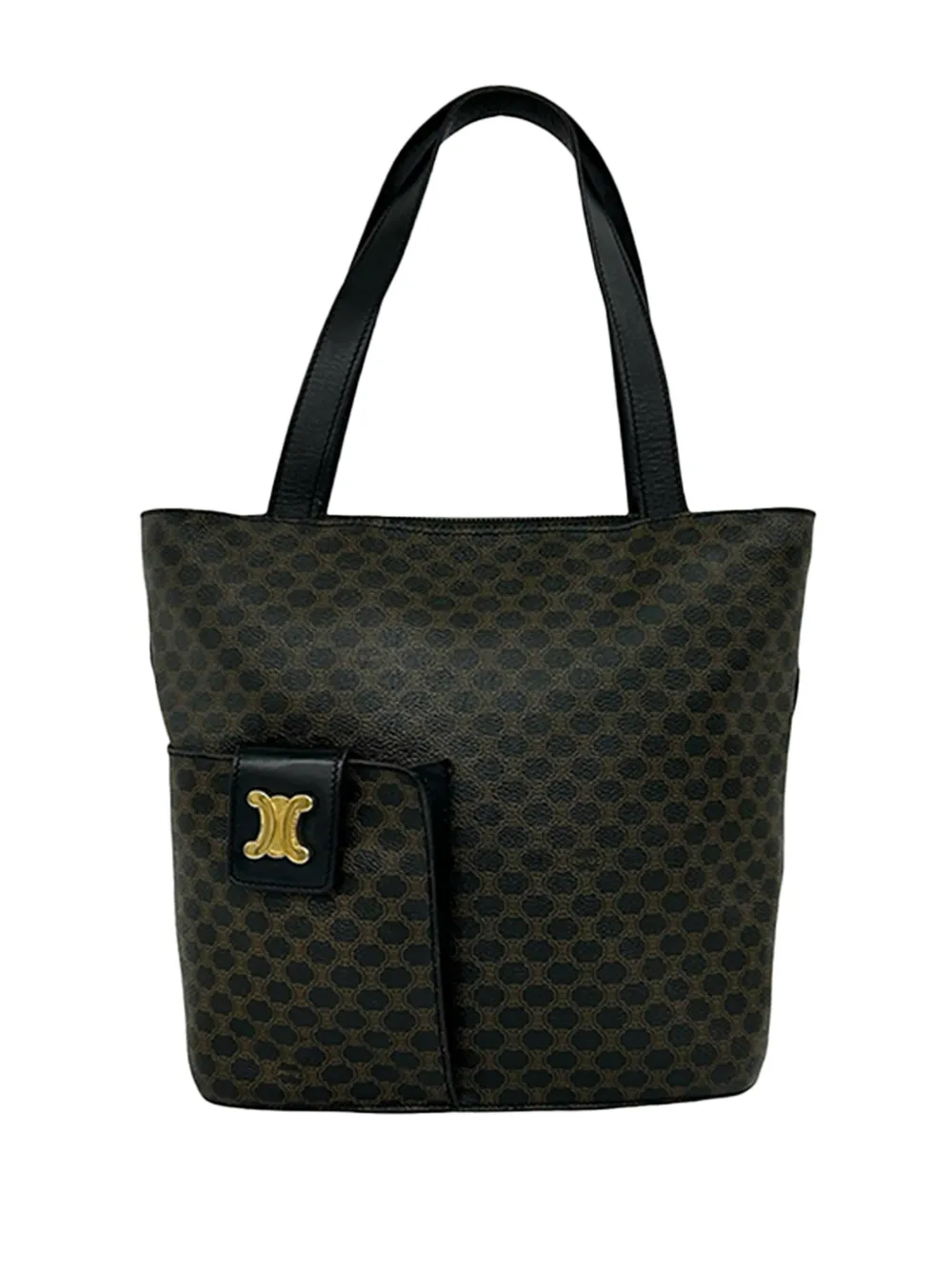 Celine Pre-Owned 1997 Macadam Canvas Tote Bag - Braun