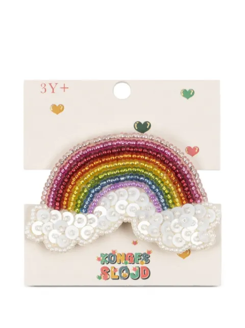 Konges Sløjd bead-embellished sequin hair clip