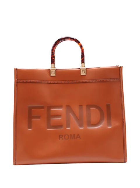 Fendi Pre-Owned 2010-2026 Large Leather Sunshine Shopper tote bag