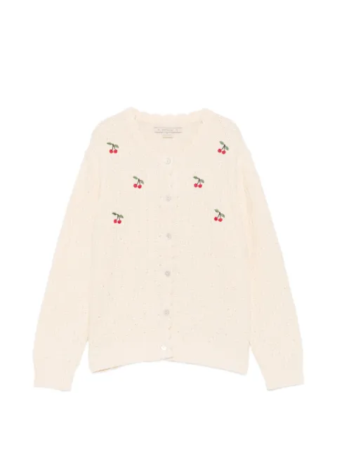 Konges Sløjd cardigan à cerises brodées