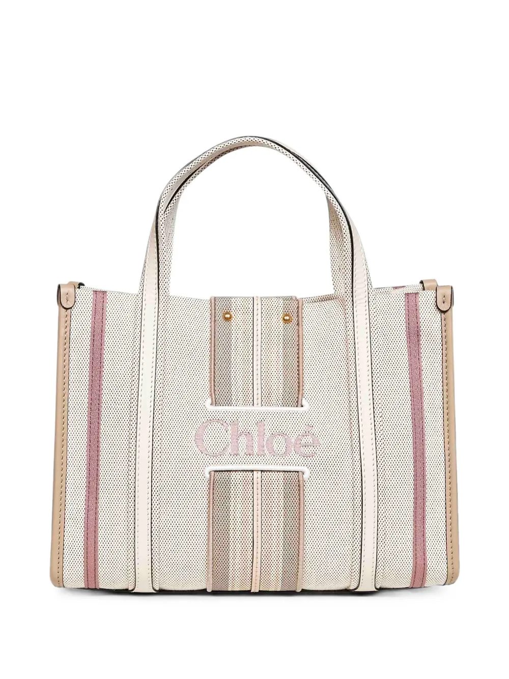 Chloé small Woody Loop canvas tote bag · OS