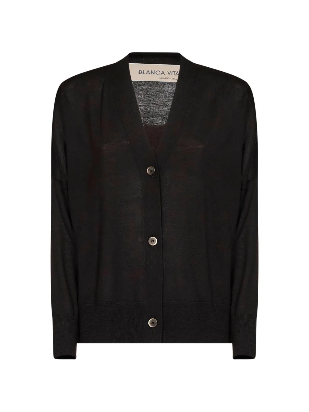 Blanca Vita V-neck button-up cardigan