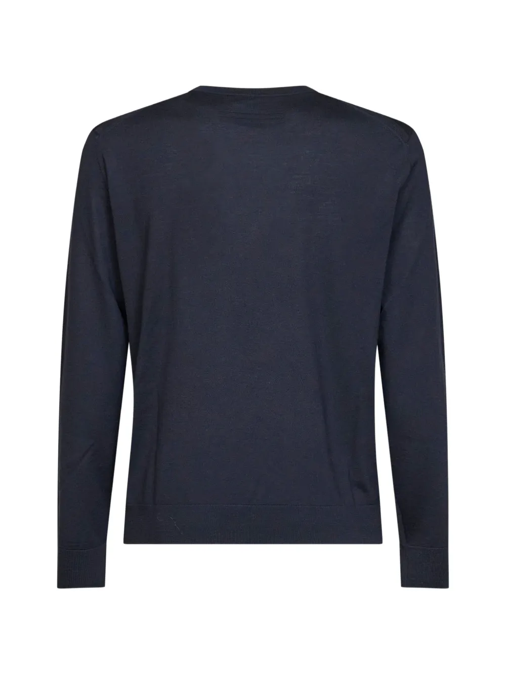 Zegna Trui met geribbelde afwerking Blauw
