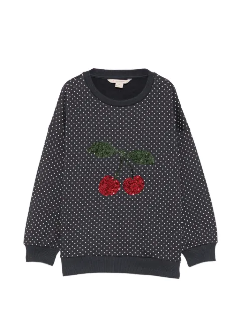Konges Sløjd polka-dot sequin-embellished sweater