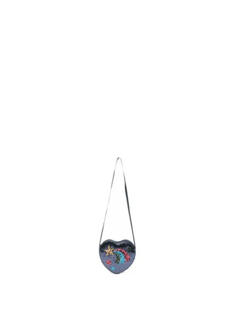 Konges Sløjd sequin-embellished heart shoulder bag