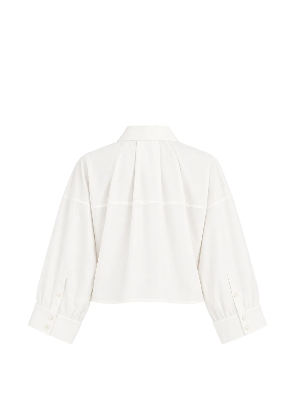 Erika Cavallini Cropped T-shirt Wit