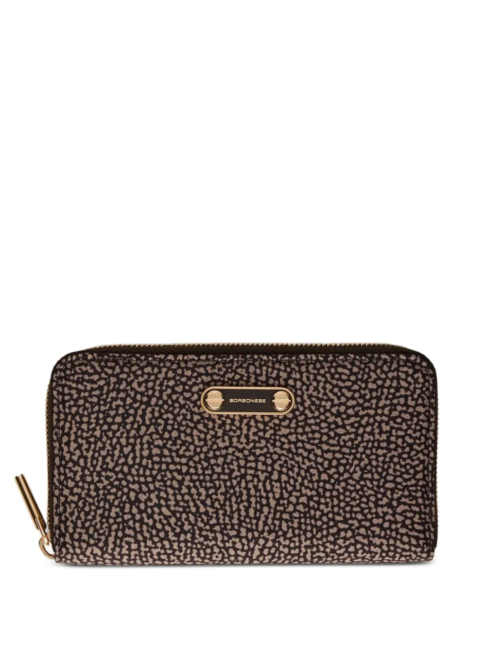 Borbonese OP-print zip-around wallet