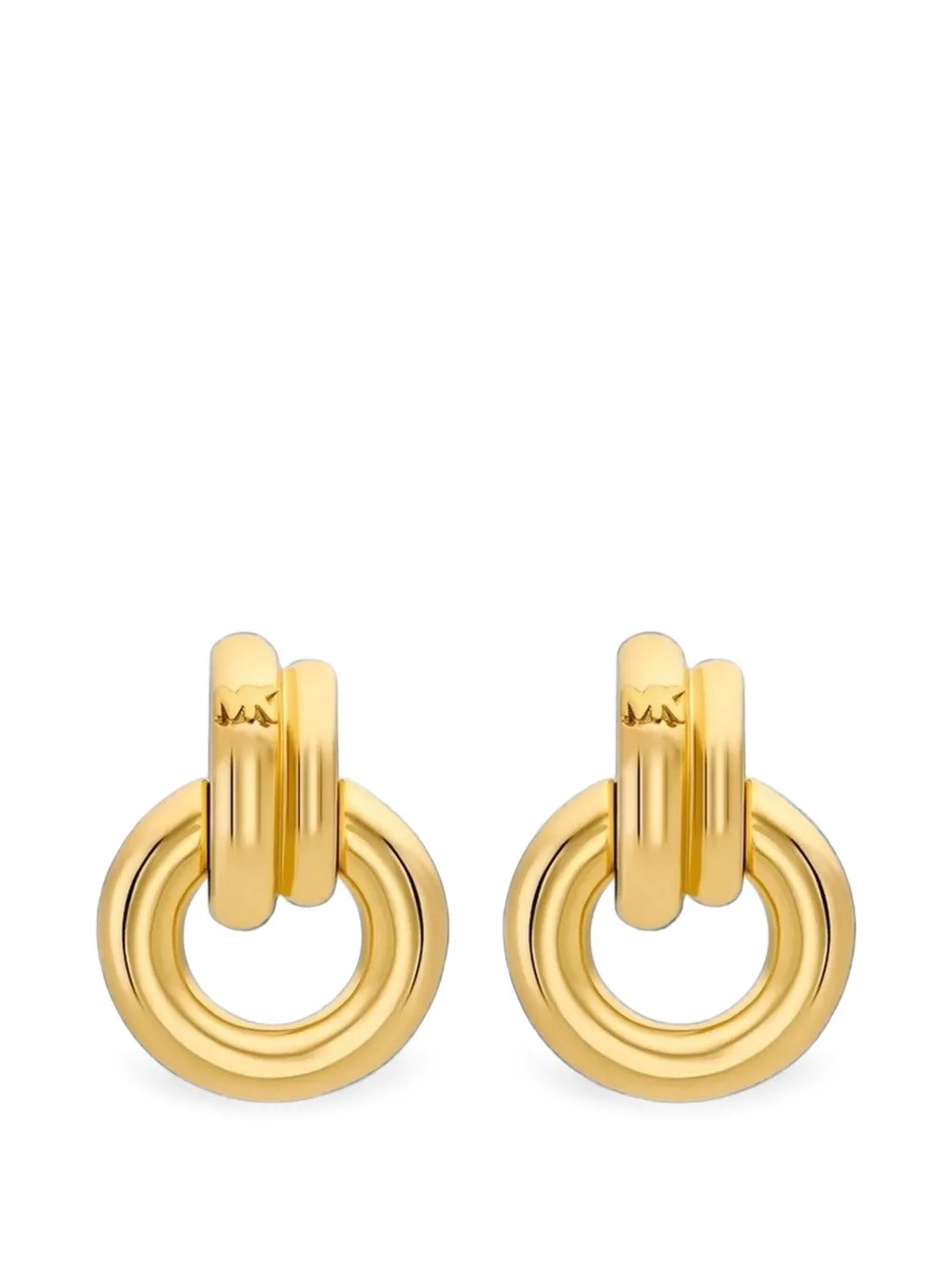 Michael Kors interlocking hoop earrings