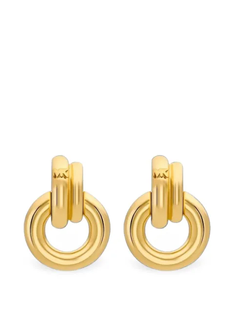 Michael Kors pendientes de aro con motivo entrelazado