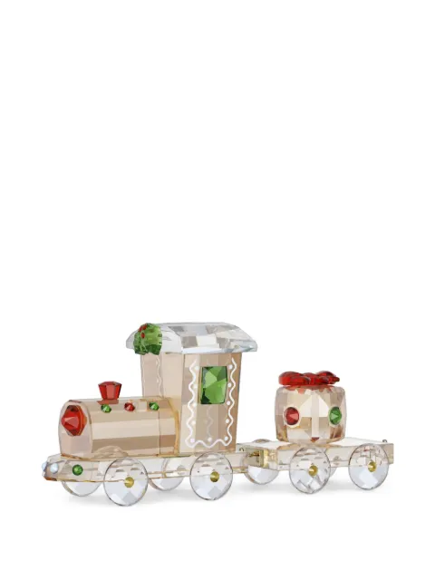 Swarovski gingerbread train ornament