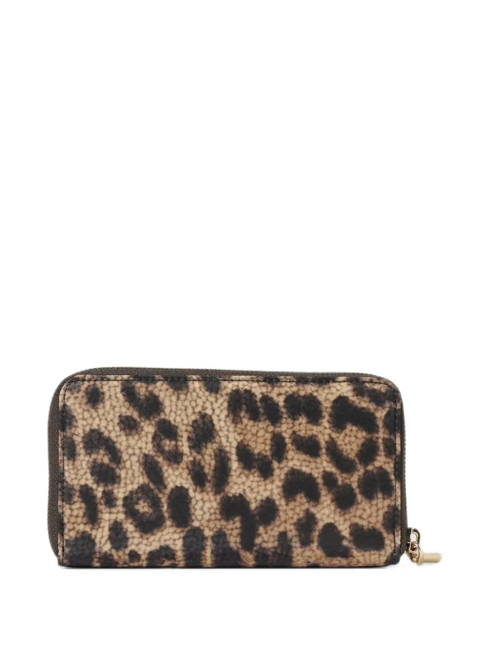 Borbonese Portemonnee met luipaardprint Beige
