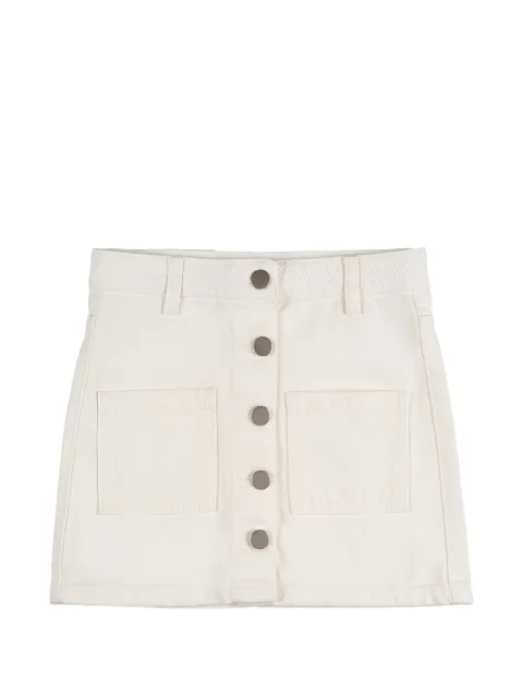 NANAN button-front denim skirt