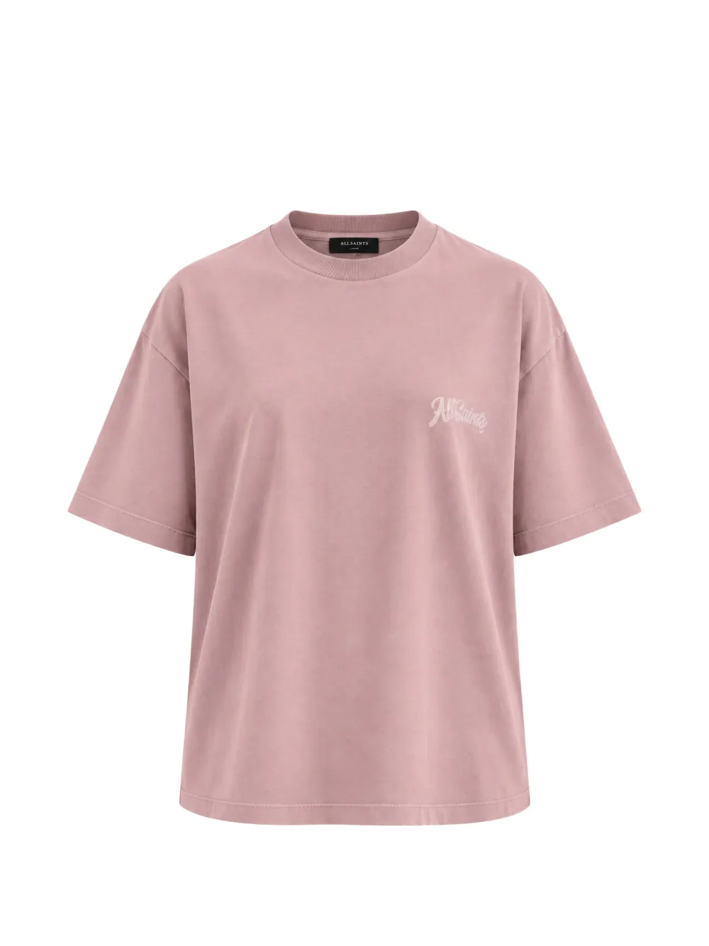 AllSaints T-shirt Odyssey Etta con logo - Rosa