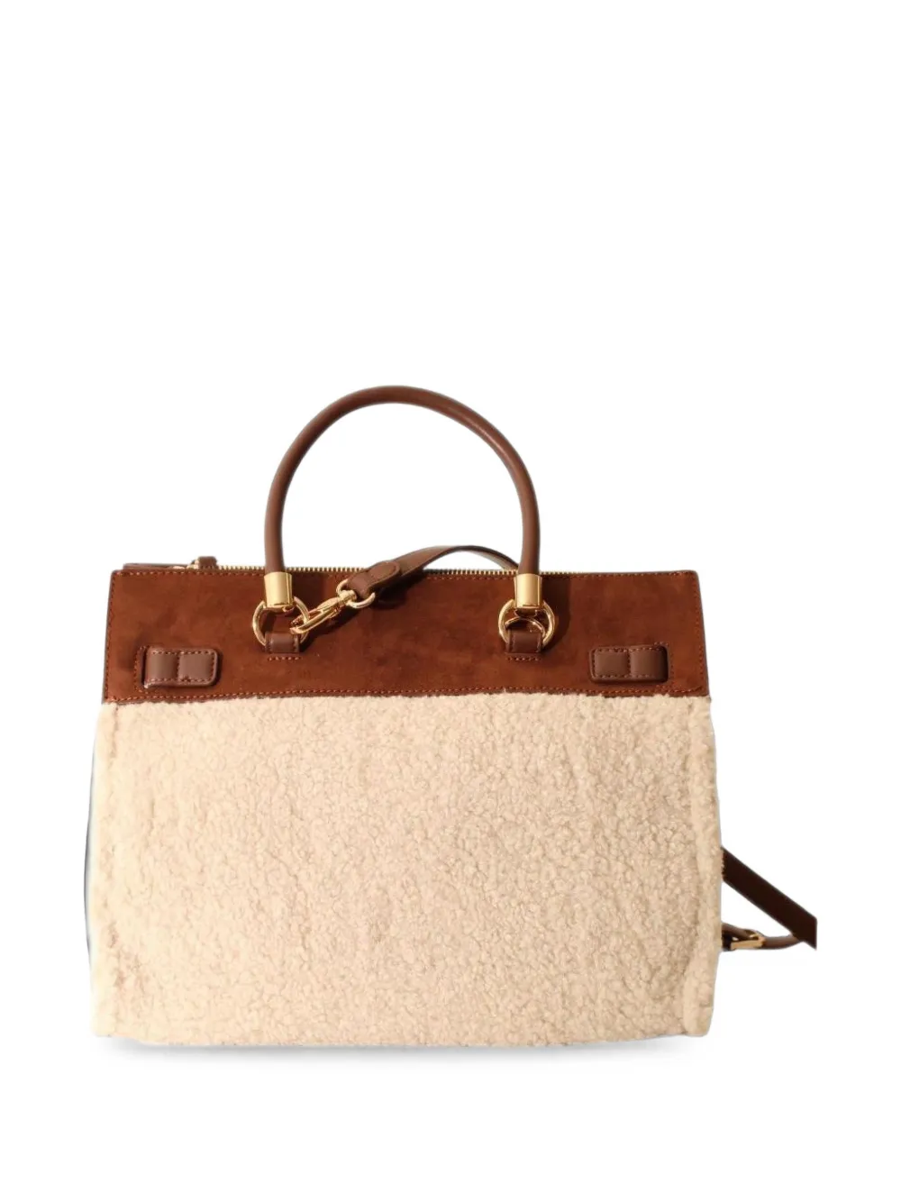 LIU JO Shopper met vlakken Beige