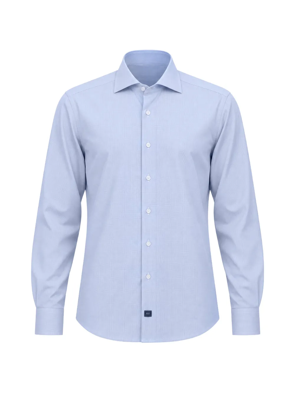 Fay long-sleeve shirt Blauw