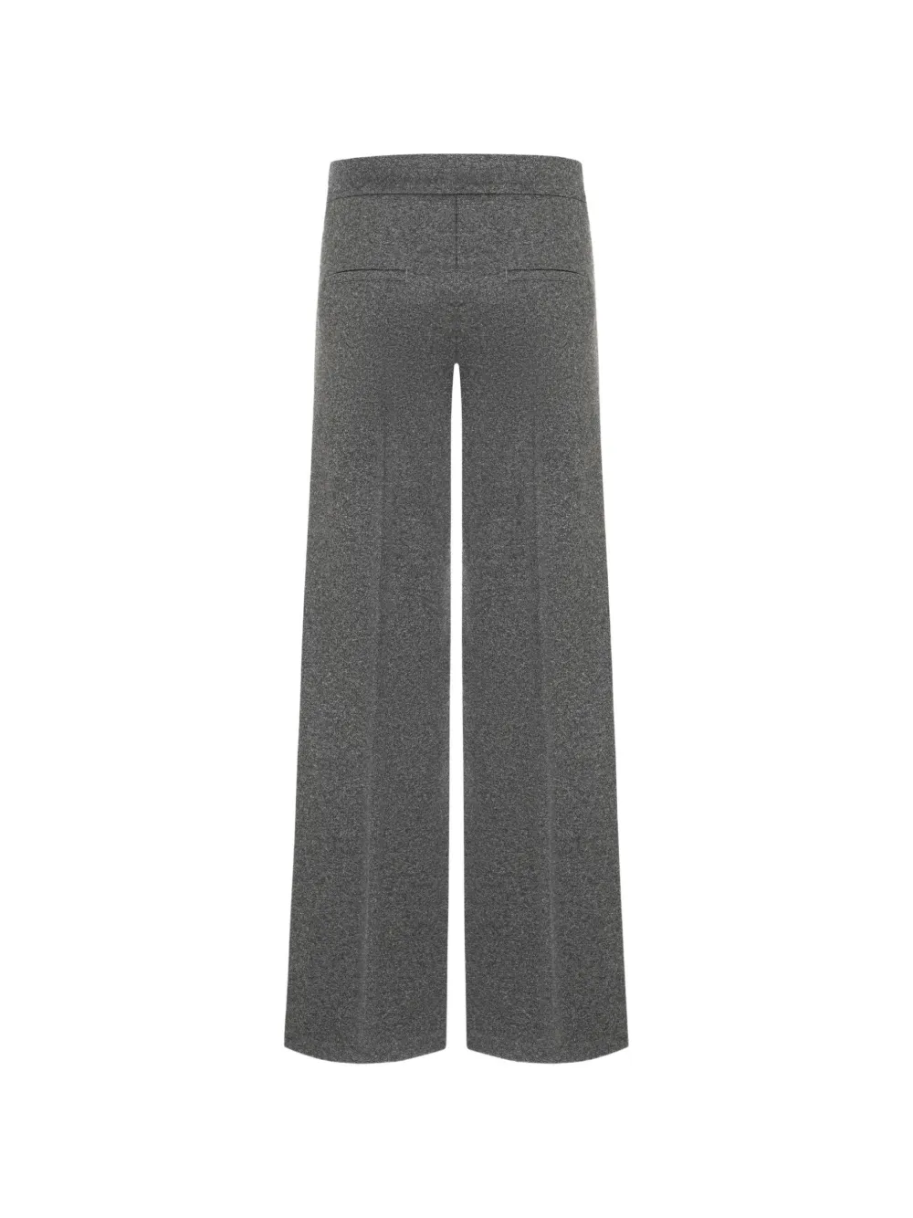 Cambio Ava broek met wijde pijpen Grijs