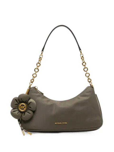 Michael Kors floral-detail chain-link shoulder bag