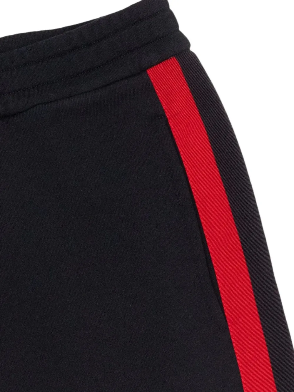 Moncler Enfant Shorts met zijstreep en logo-patch Zwart