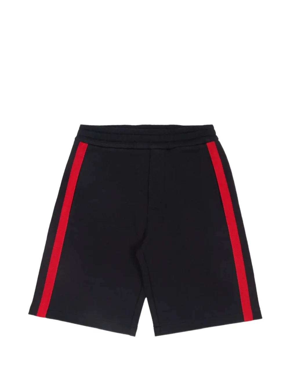 Moncler Enfant Shorts met zijstreep en logo-patch Zwart