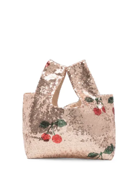 Konges Sløjd Starla cherry sequin-embellished tote bag