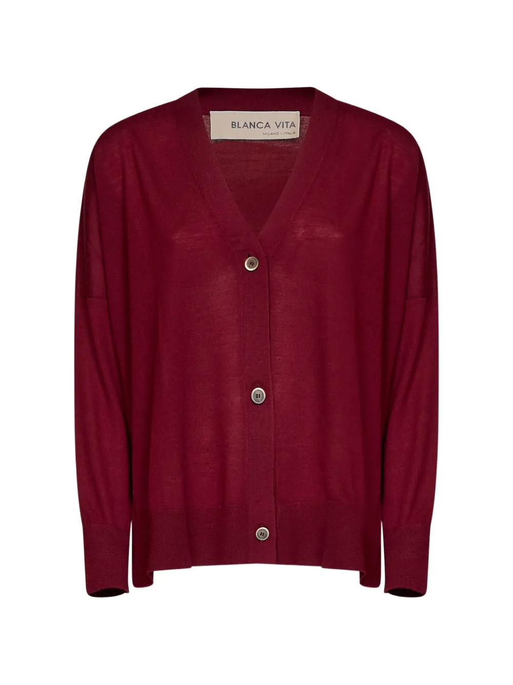 Blanca Vita V-neck button-up cardigan