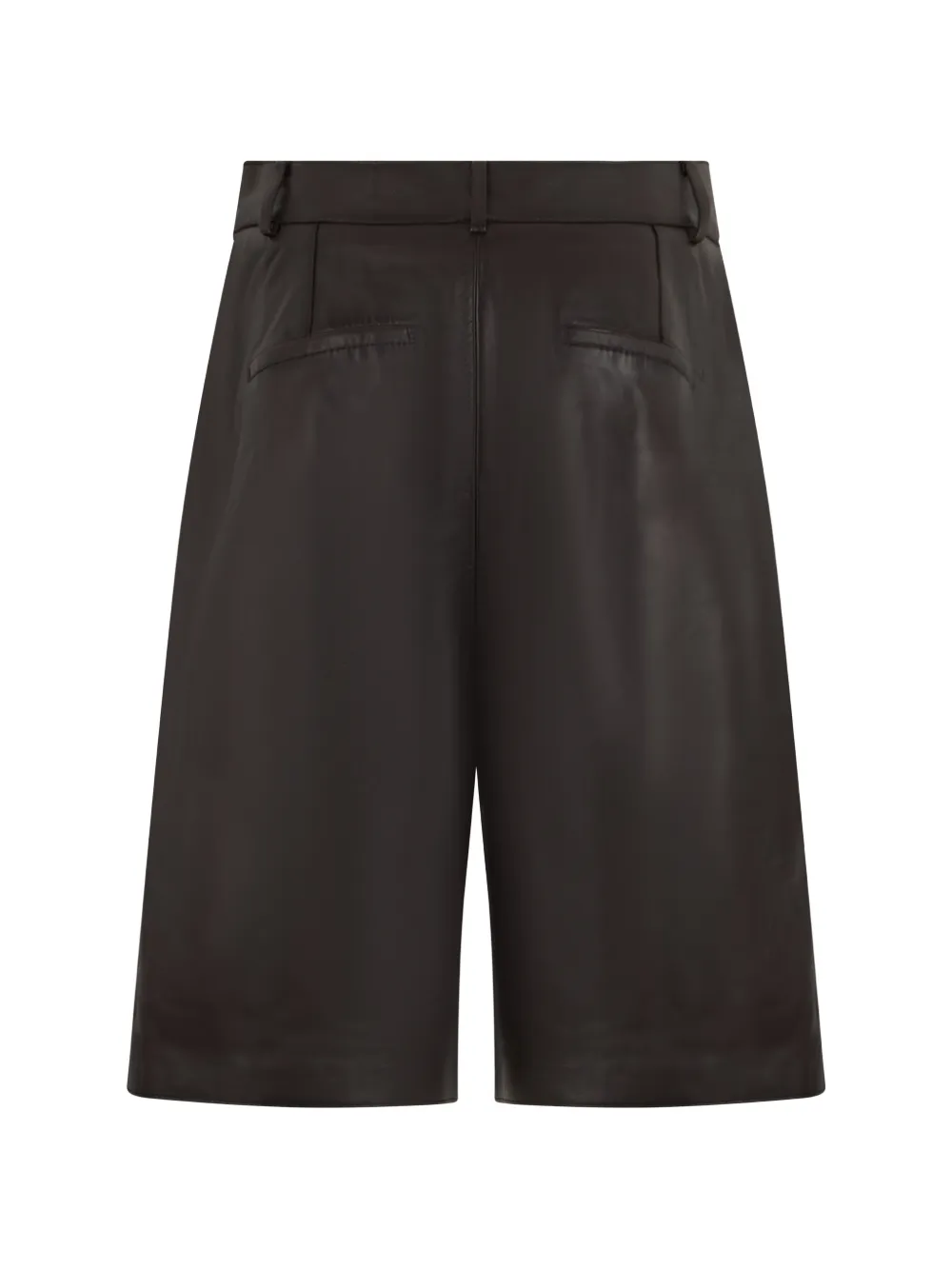 P.A.R.O.S.H. Leren shorts Bruin