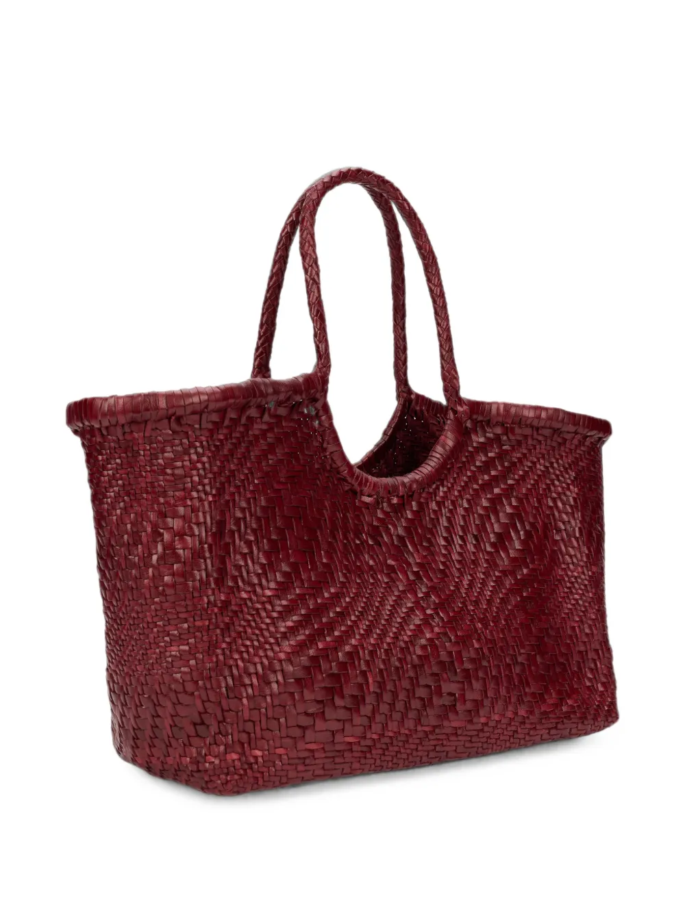 DRAGON DIFFUSION Nantucket leren shopper Rood
