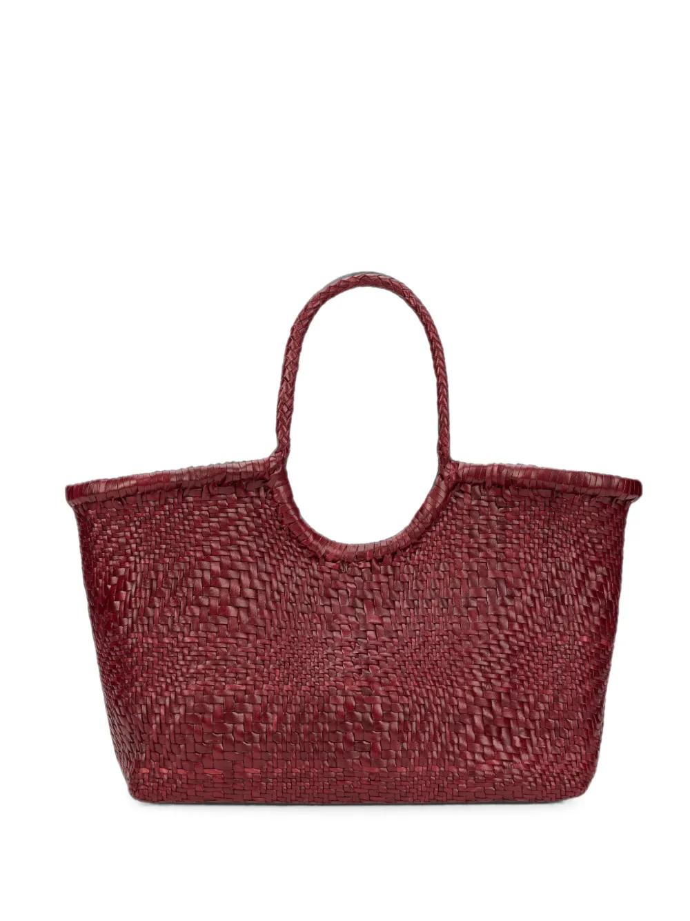 DRAGON DIFFUSION Nantucket leren shopper Rood