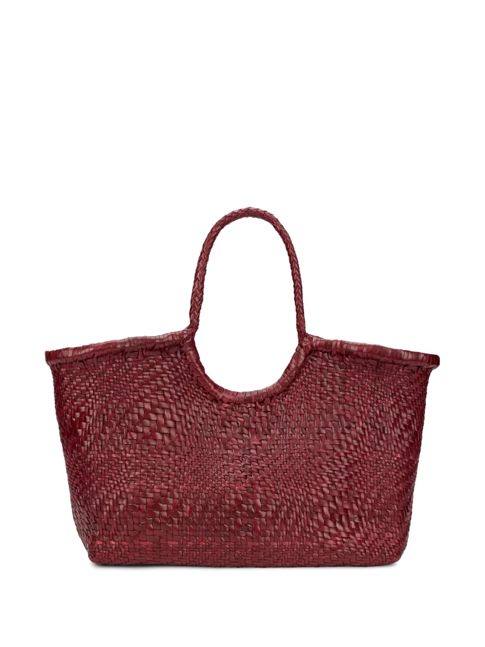 DRAGON DIFFUSION Nantucket leren shopper Rood
