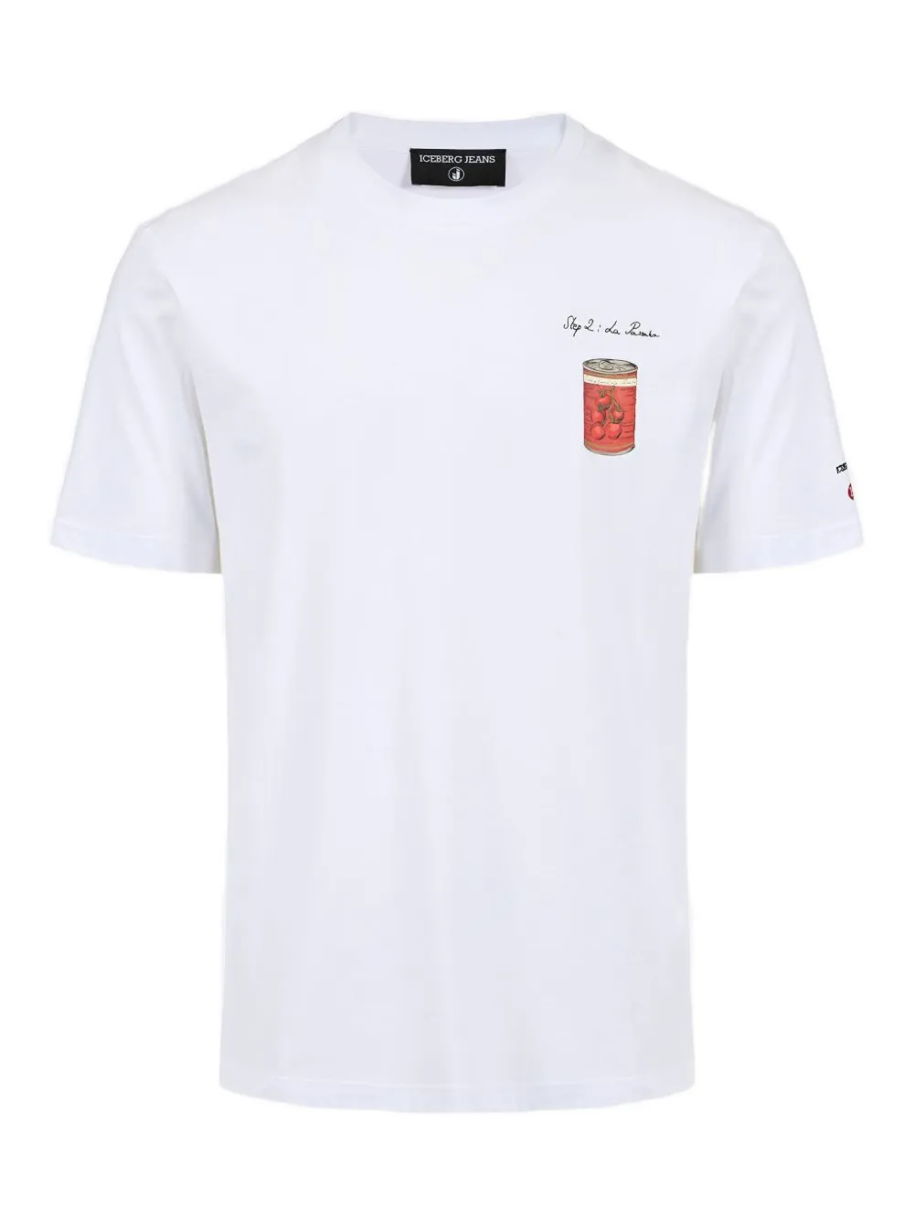 Iceberg T-shirt met grafische print Wit
