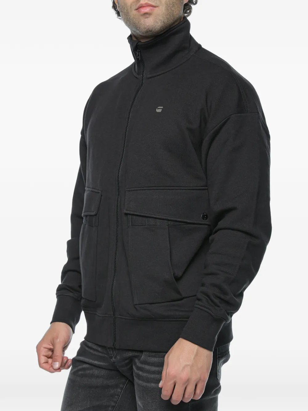 G-Star RAW Rovic sweater met rits Zwart