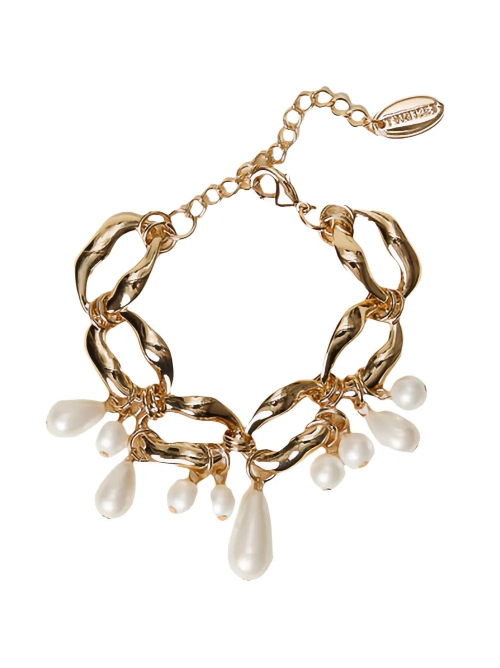TWINSET chain bracelet with pearls