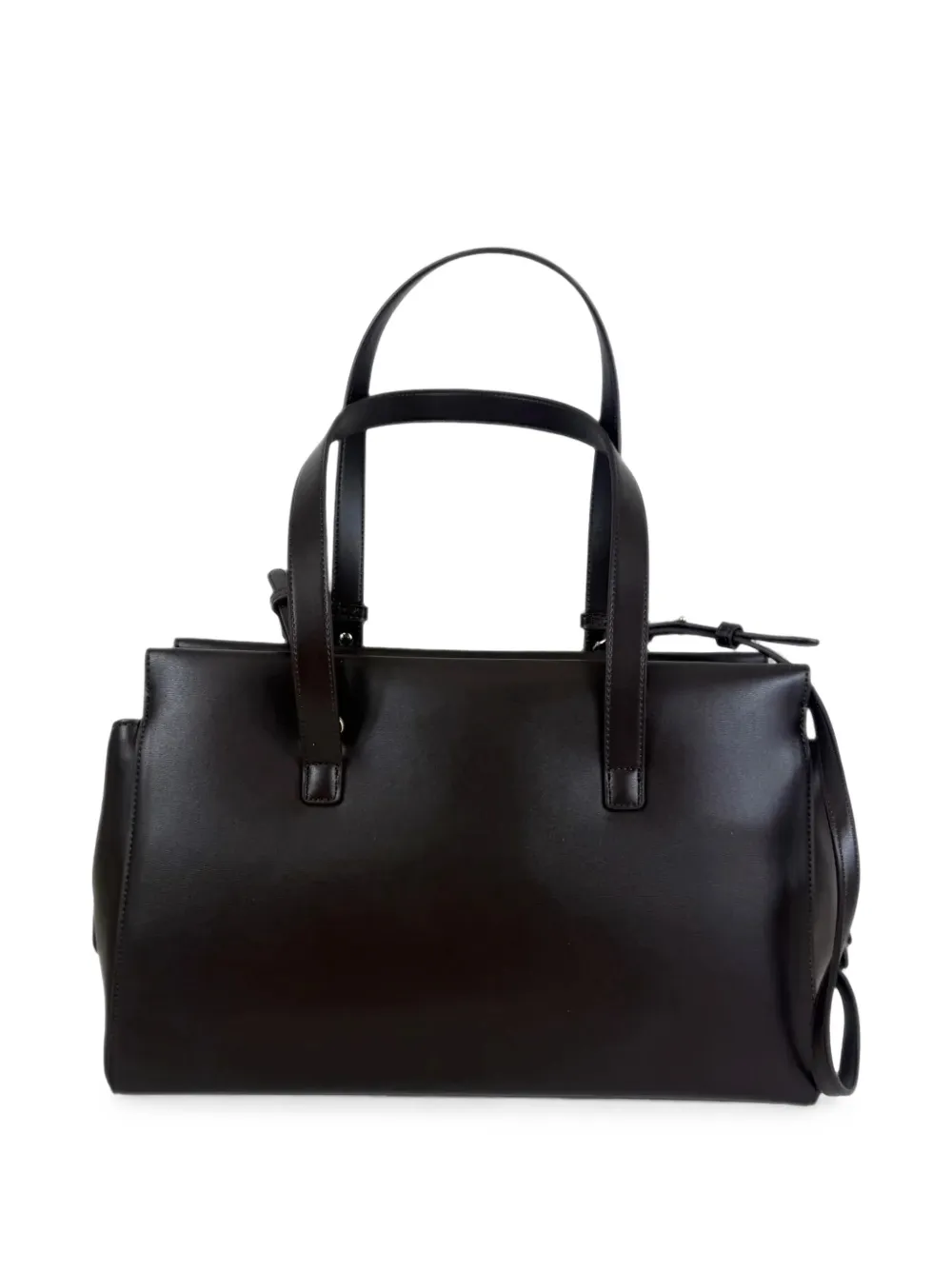 Armani Exchange Shopper met hangslotdetail en logo-print Bruin