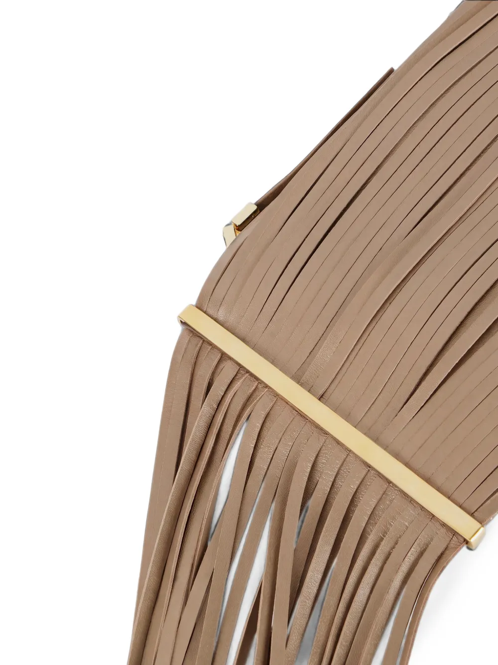 Elisabetta Franchi Tas van nappa leer Beige