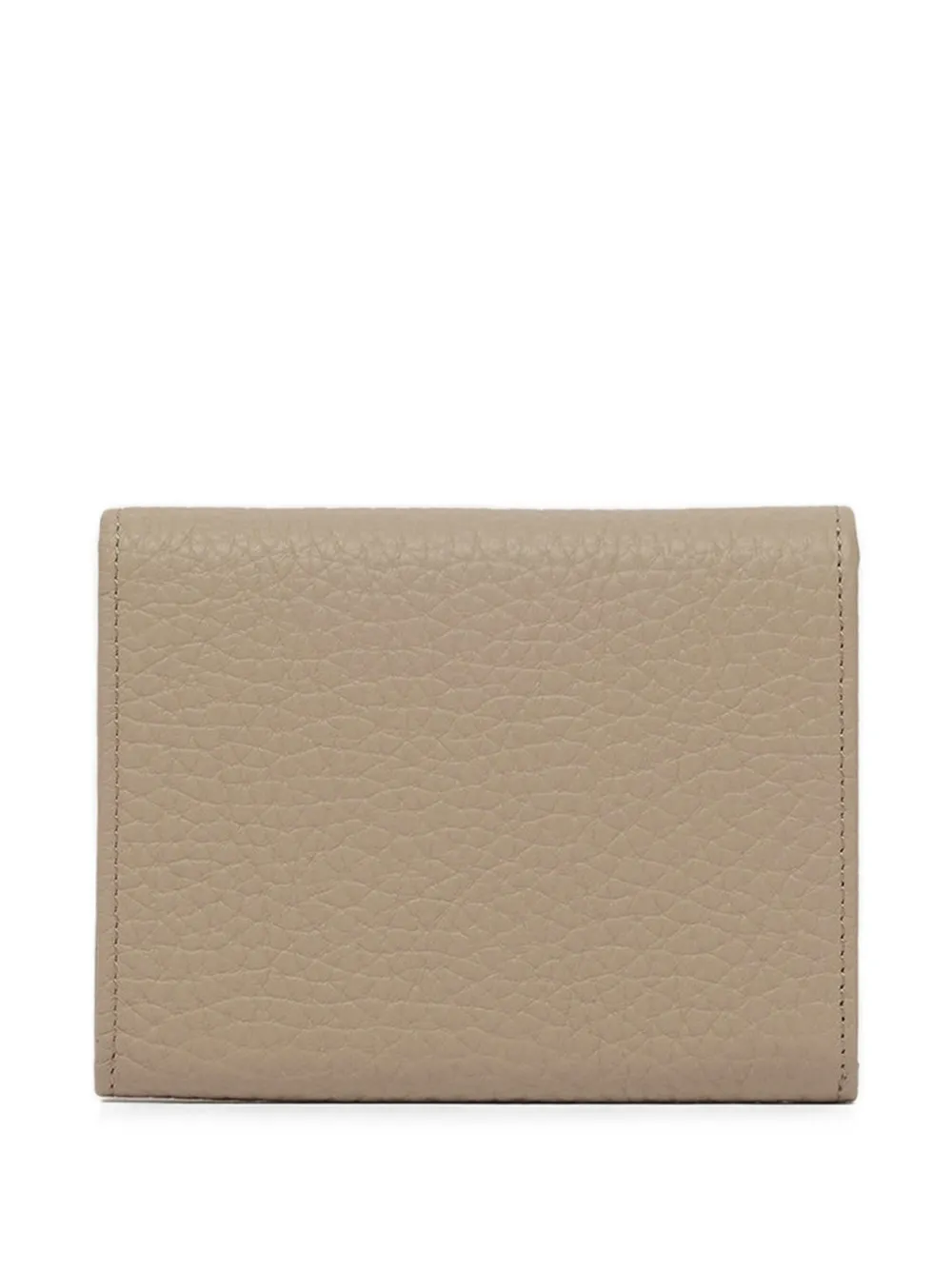 Orciani Envelope leren portemonnee Beige