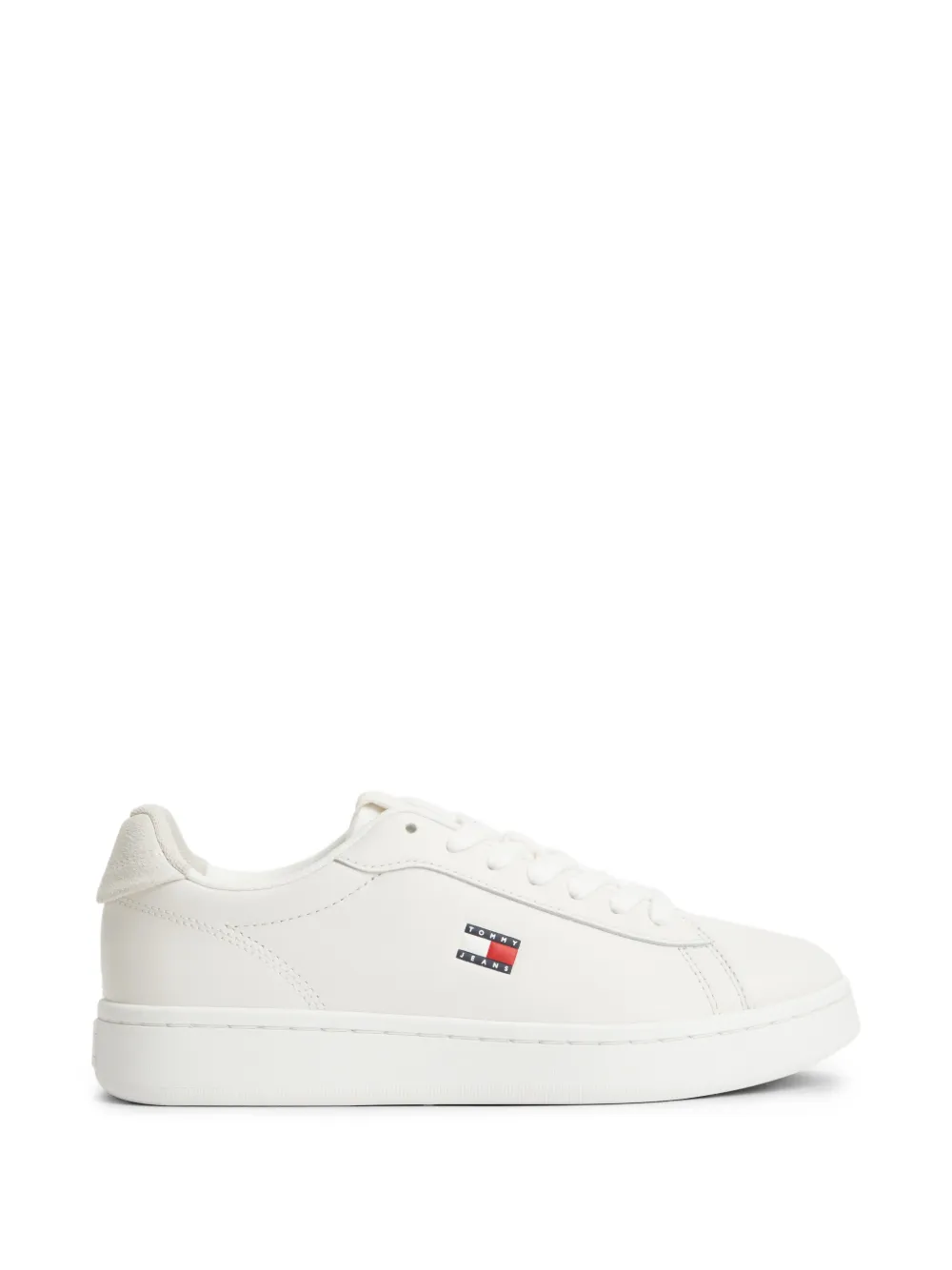 Tommy Hilfiger logo-patch leather sneakers